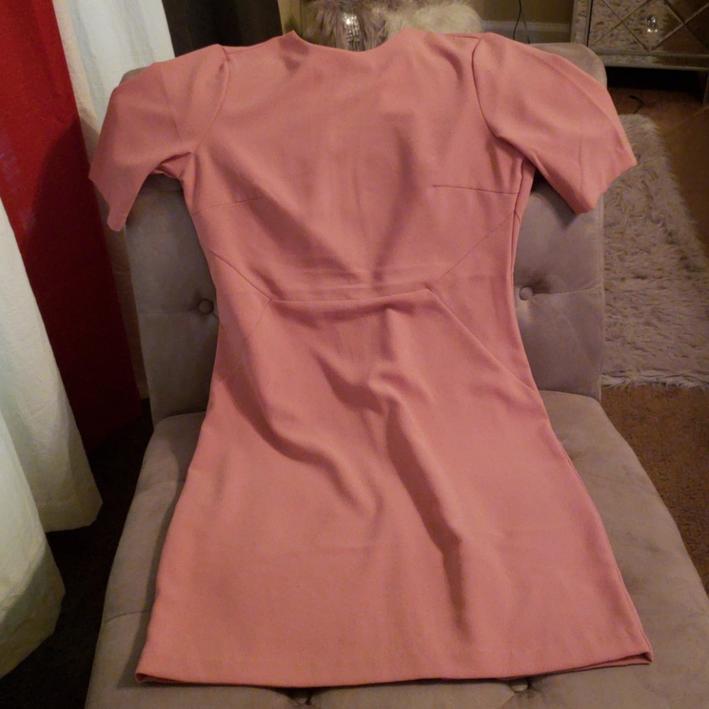 Peach dress